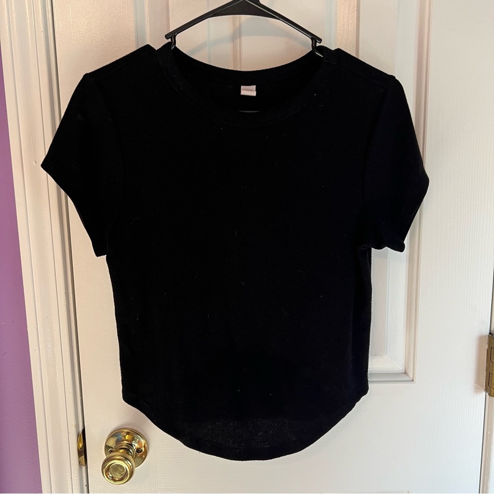Cropped workout top